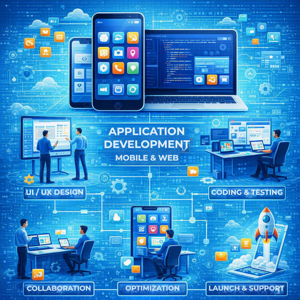 Application development systems dashboard