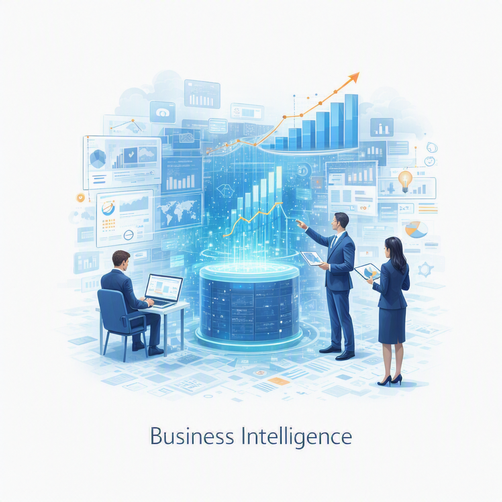 Business Intelligence systems dashboard